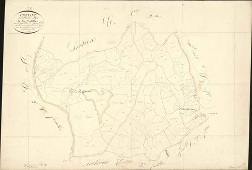 Crevant - Section E2, dite de La Valette.