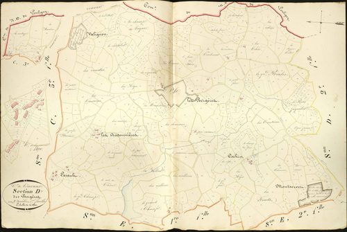 Crevant - Section D1, dite des Bergères.