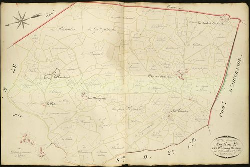 Crozon-sur-Vauvre - Section E2, dite de Chézeau Moreau.
