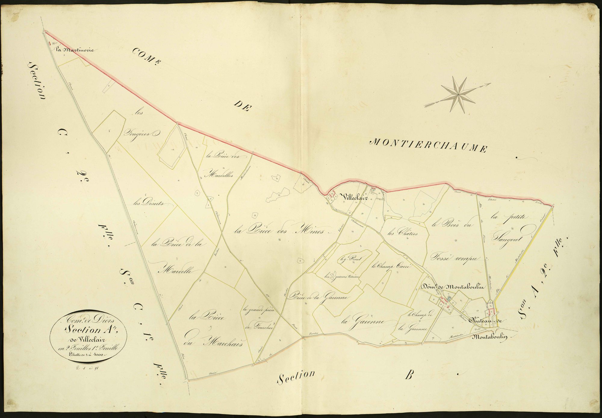 Diors - Section A1, dite de Villeclair.