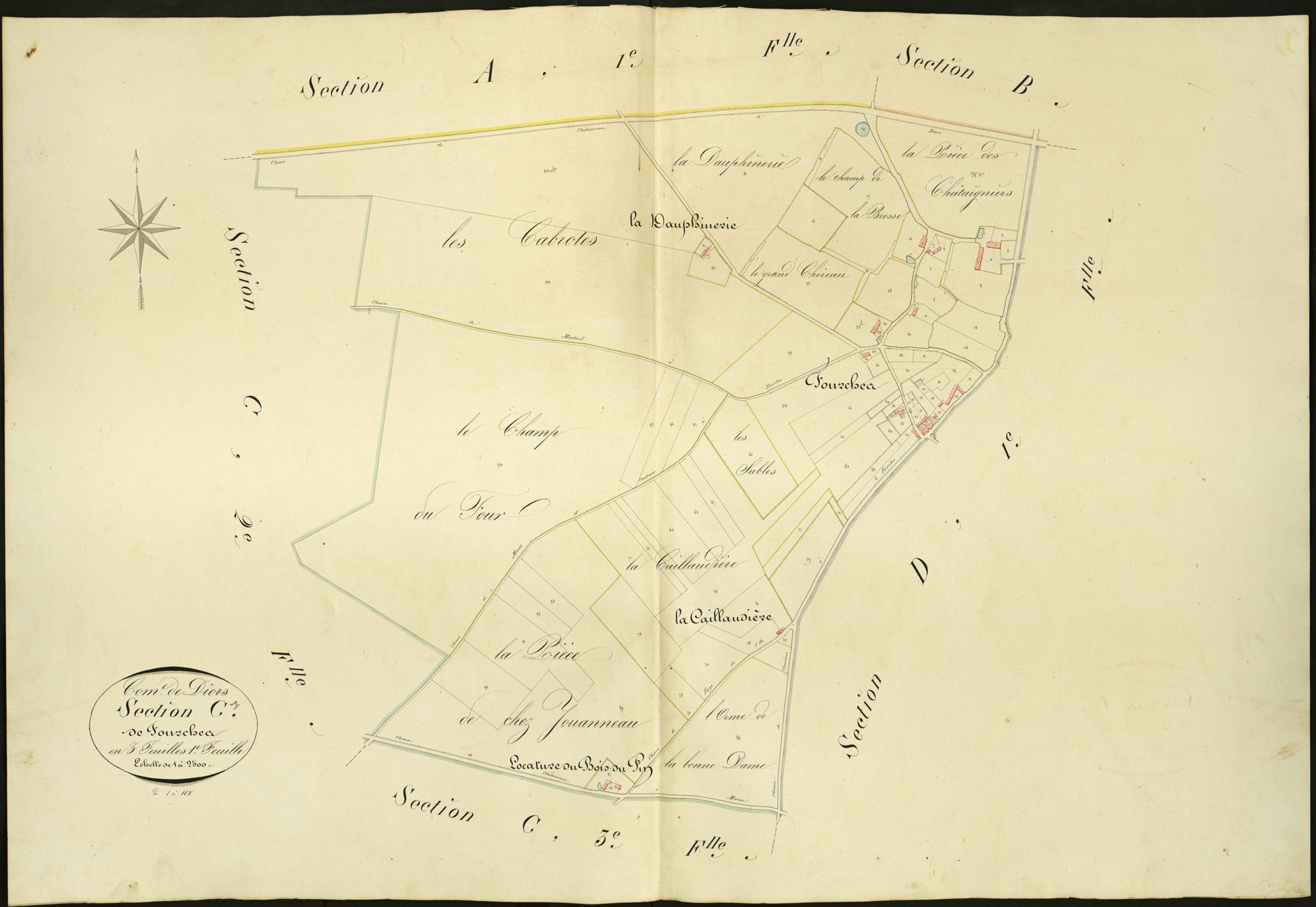 Diors - Section C1, dite de Fourches.