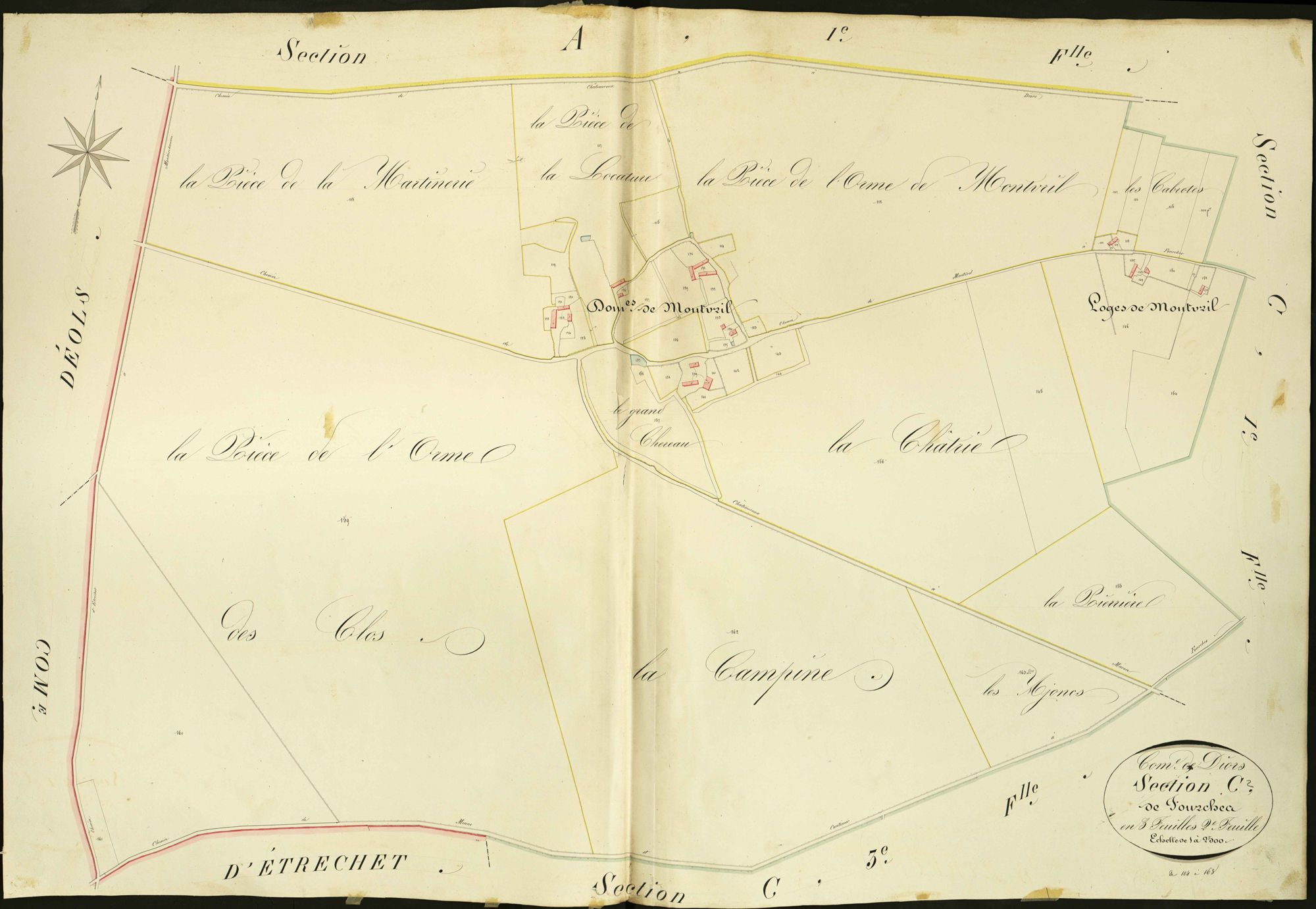 Diors - Section C2, dite de Fourches.