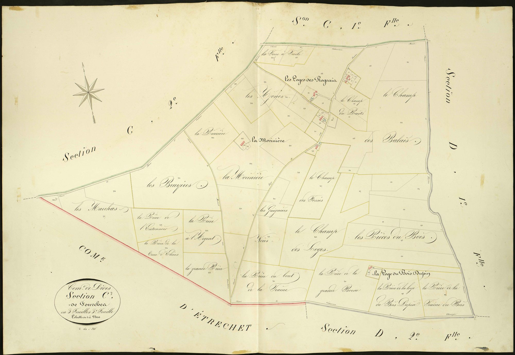 Diors - Section C3, dite de Fourches.