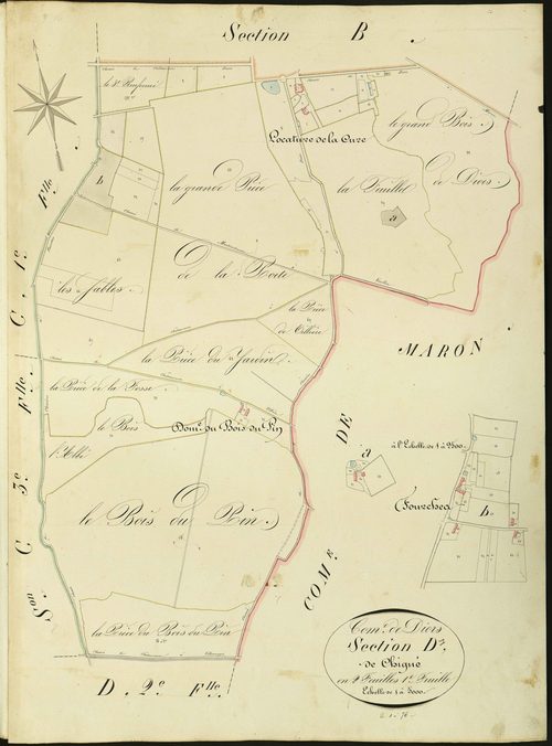 Diors - Section D1, dite de Chigné.