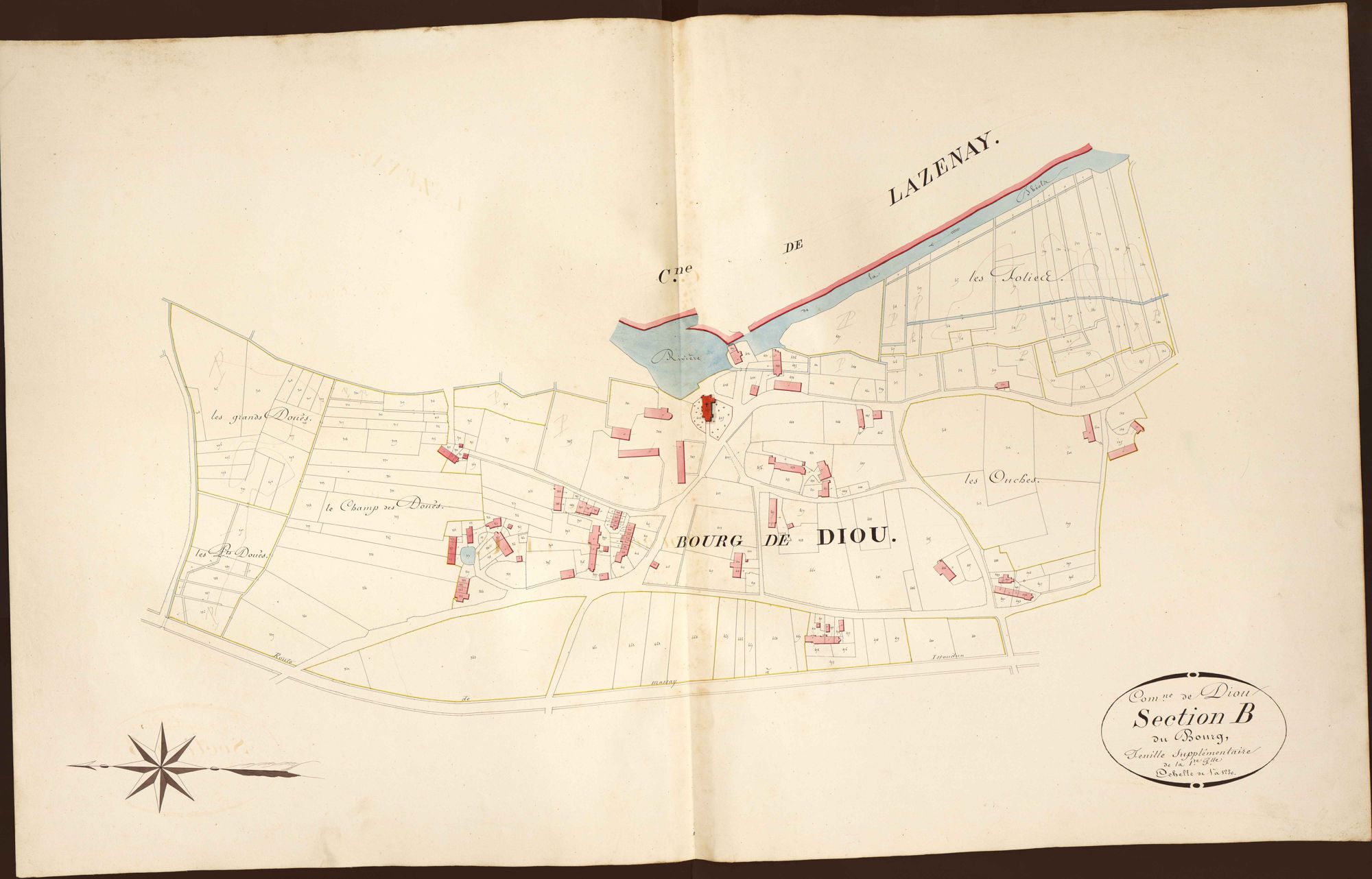 Diou - Section B1, feuille supplémentaire.