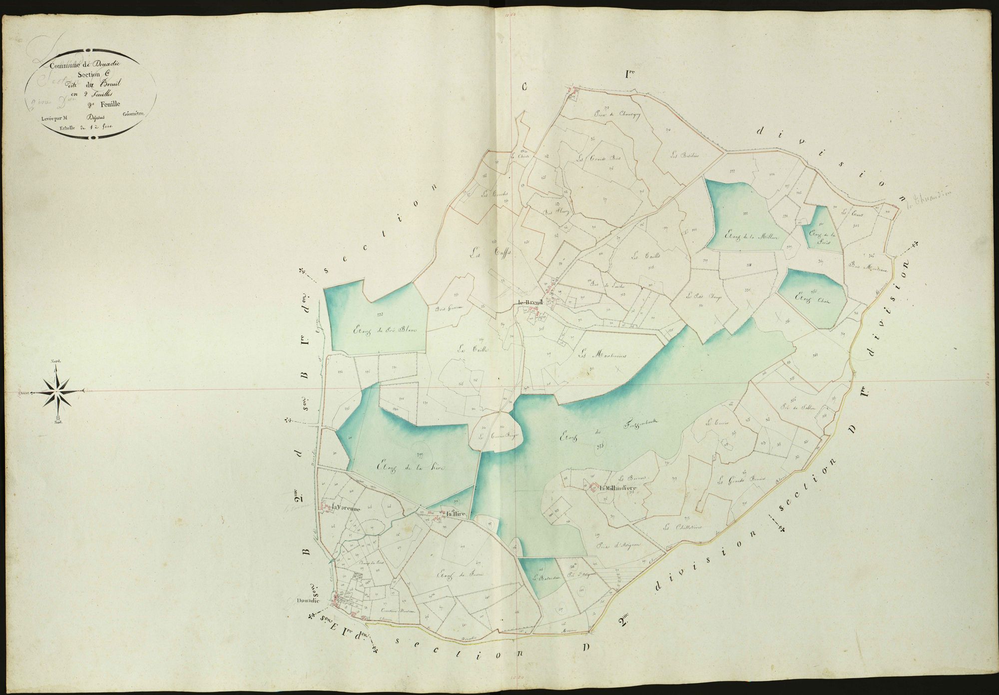 Douadic - Section C2, dite du Breuil.
