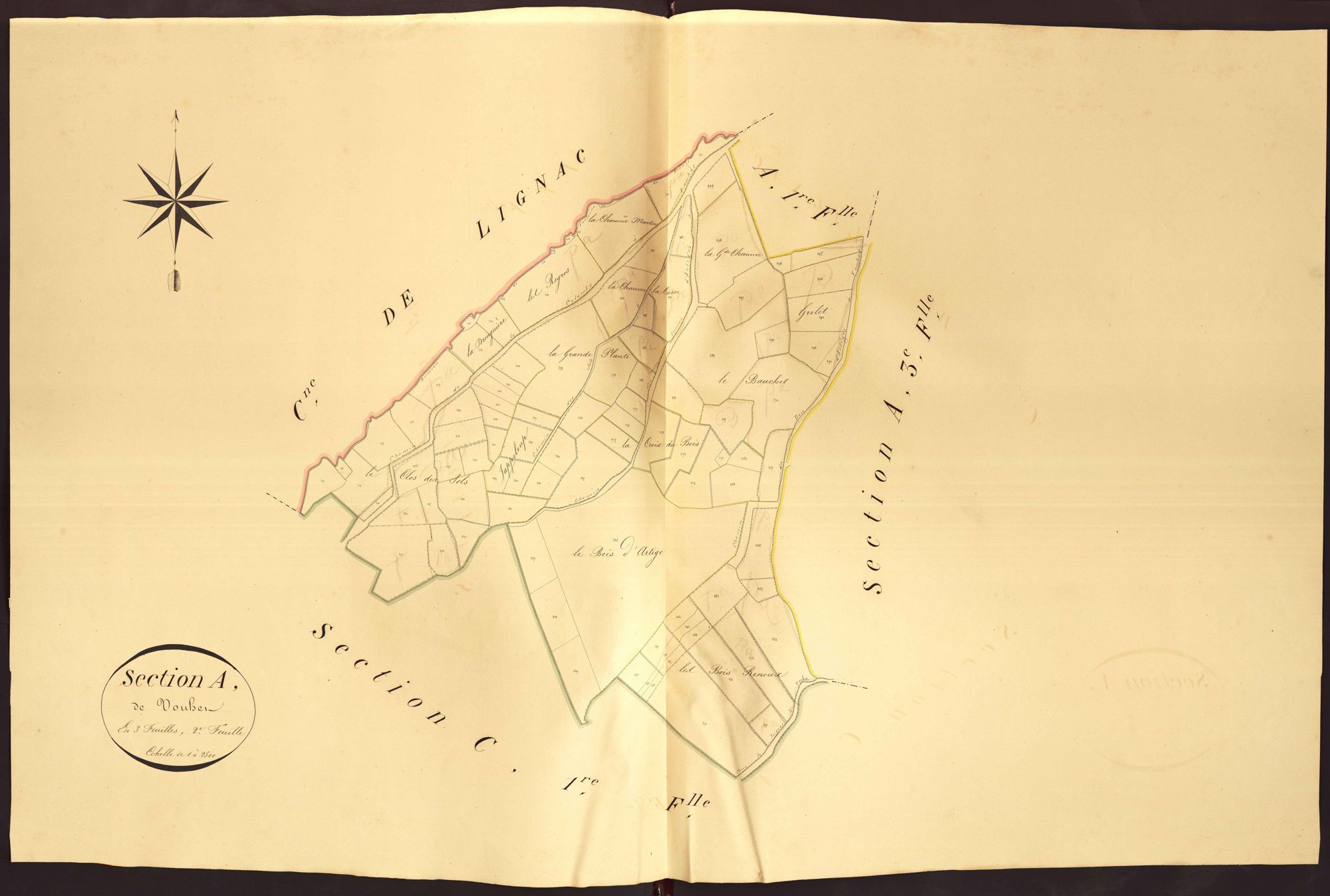 Dunet - Section A2, dite de Vouhet.
