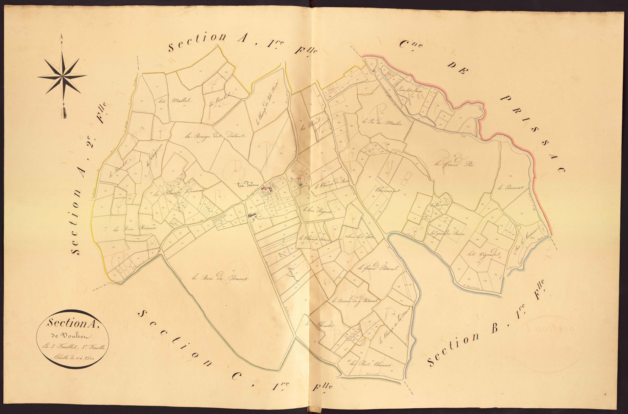 Dunet - Section A3, dite de Vouhet.
