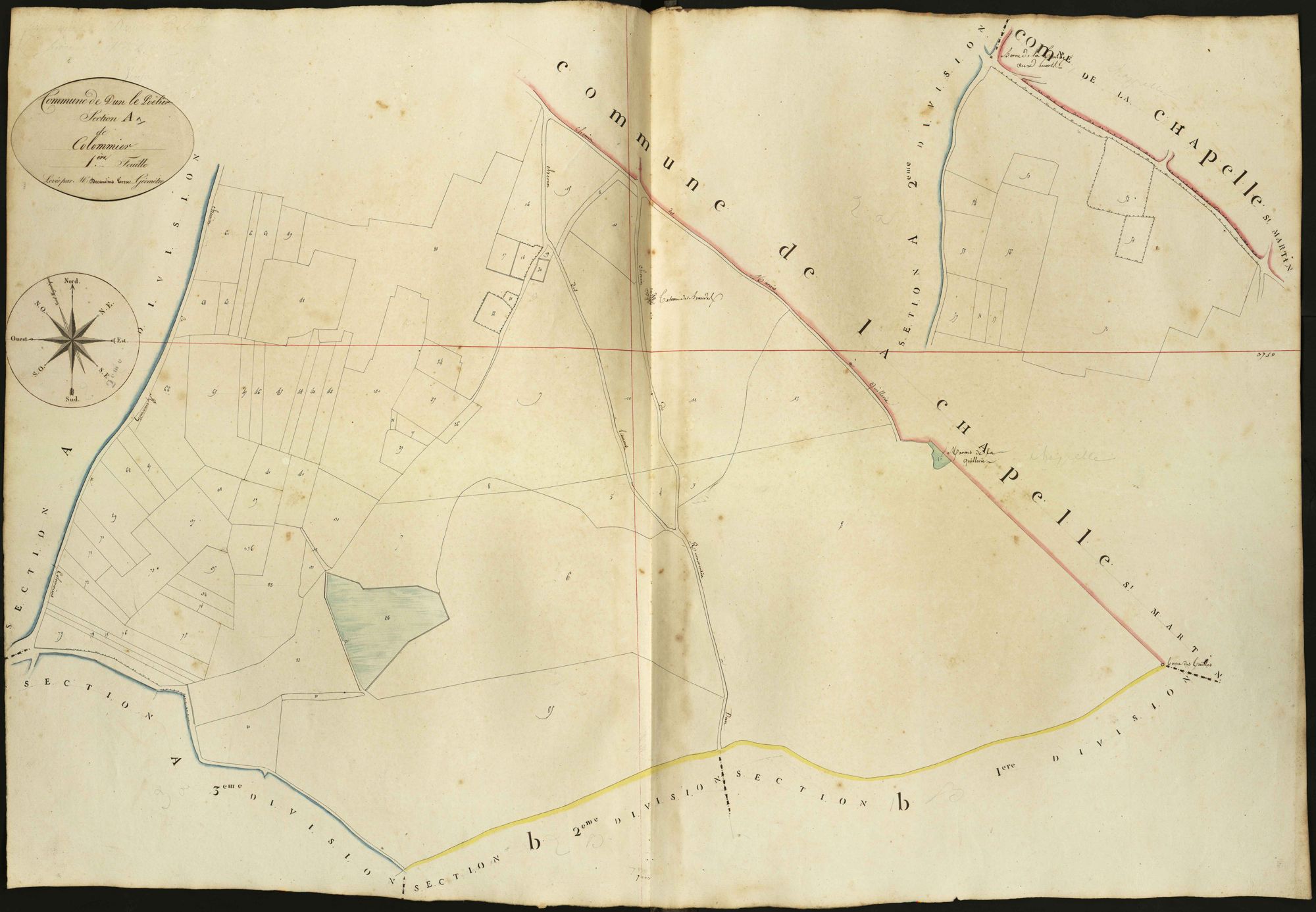 Dun-le-Poëlier - Section A1, dite de Colommier.