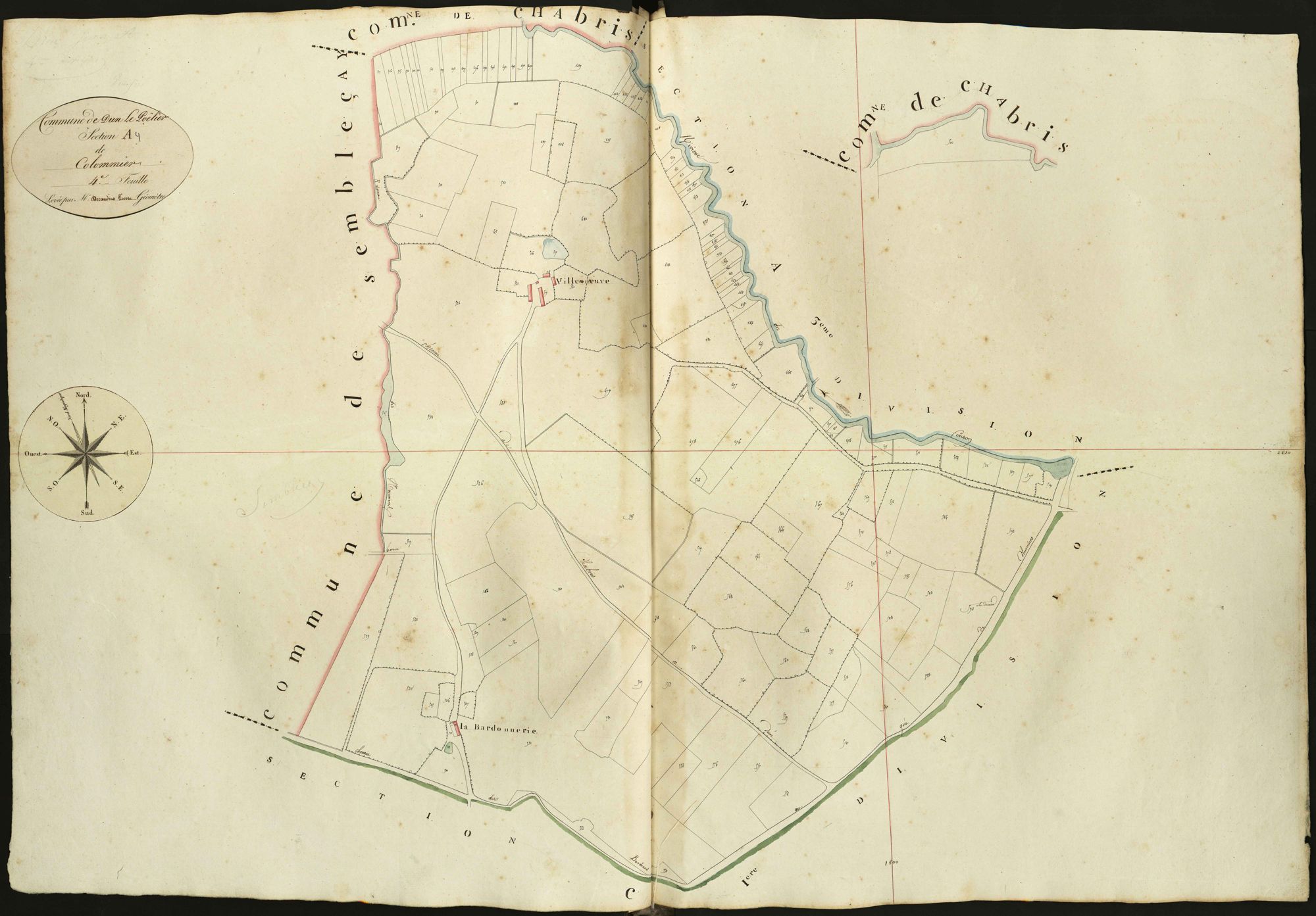 Dun-le-Poëlier - Section A4, dite de Colommier.