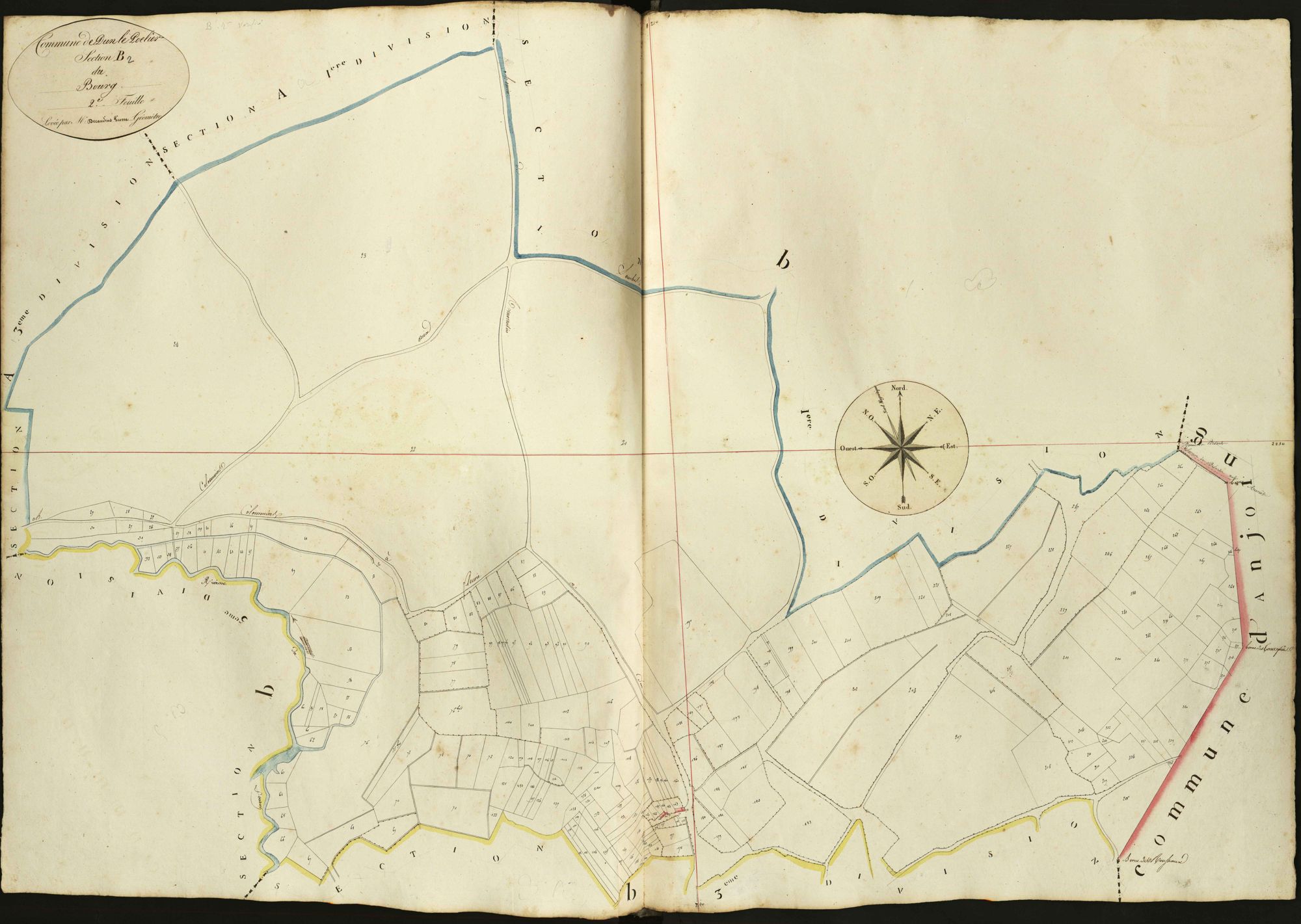 Dun-le-Poëlier - Section B2, dite du Bourg.
