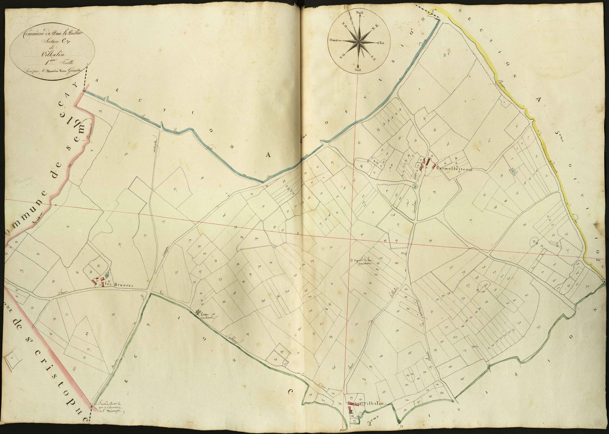 Dun-le-Poëlier - Section C1, dite de Vilbalin.