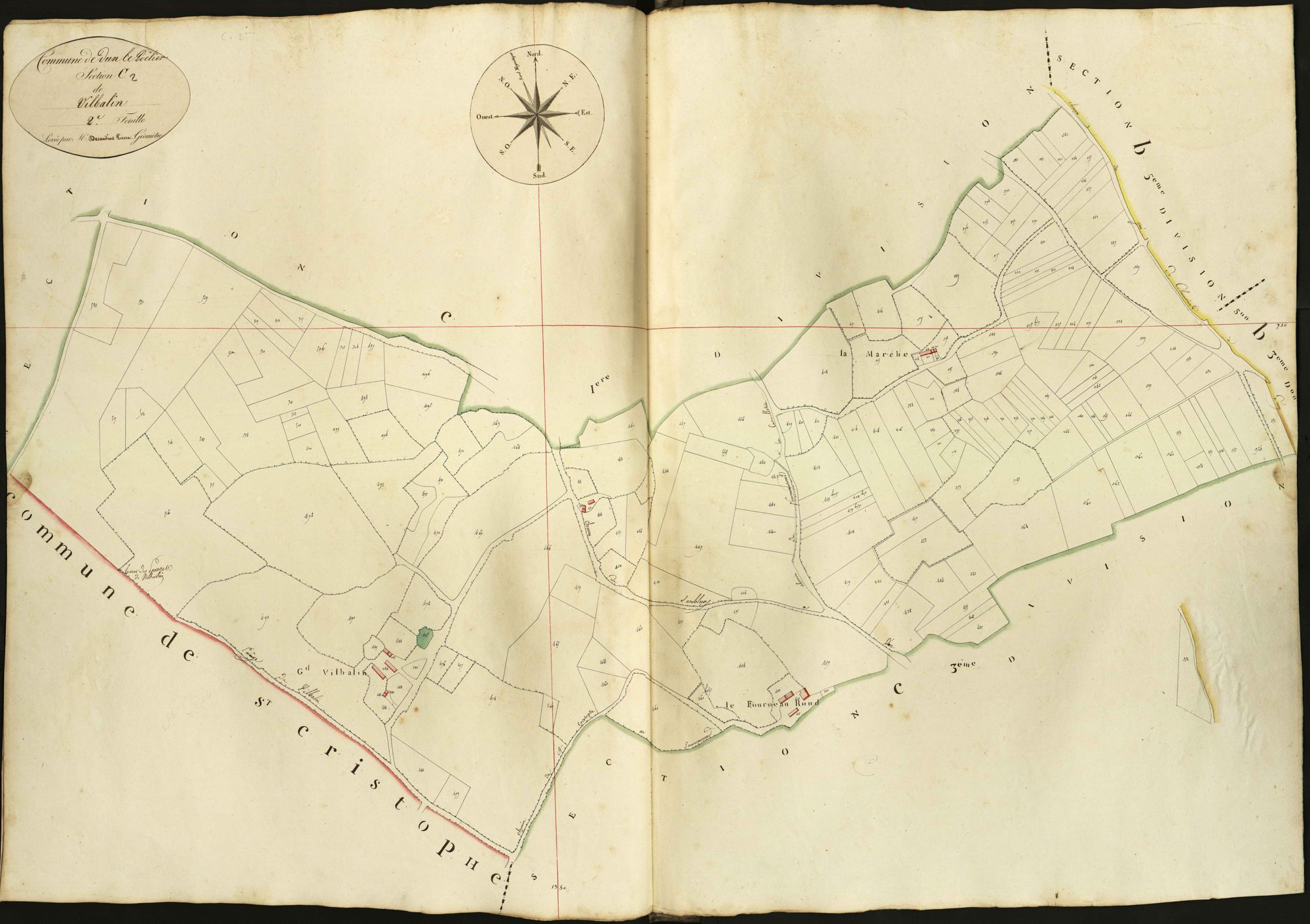 Dun-le-Poëlier - Section C2, dite de Vilbalin.