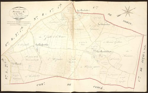 Ecueillé - Section A1, dite de la Ville.