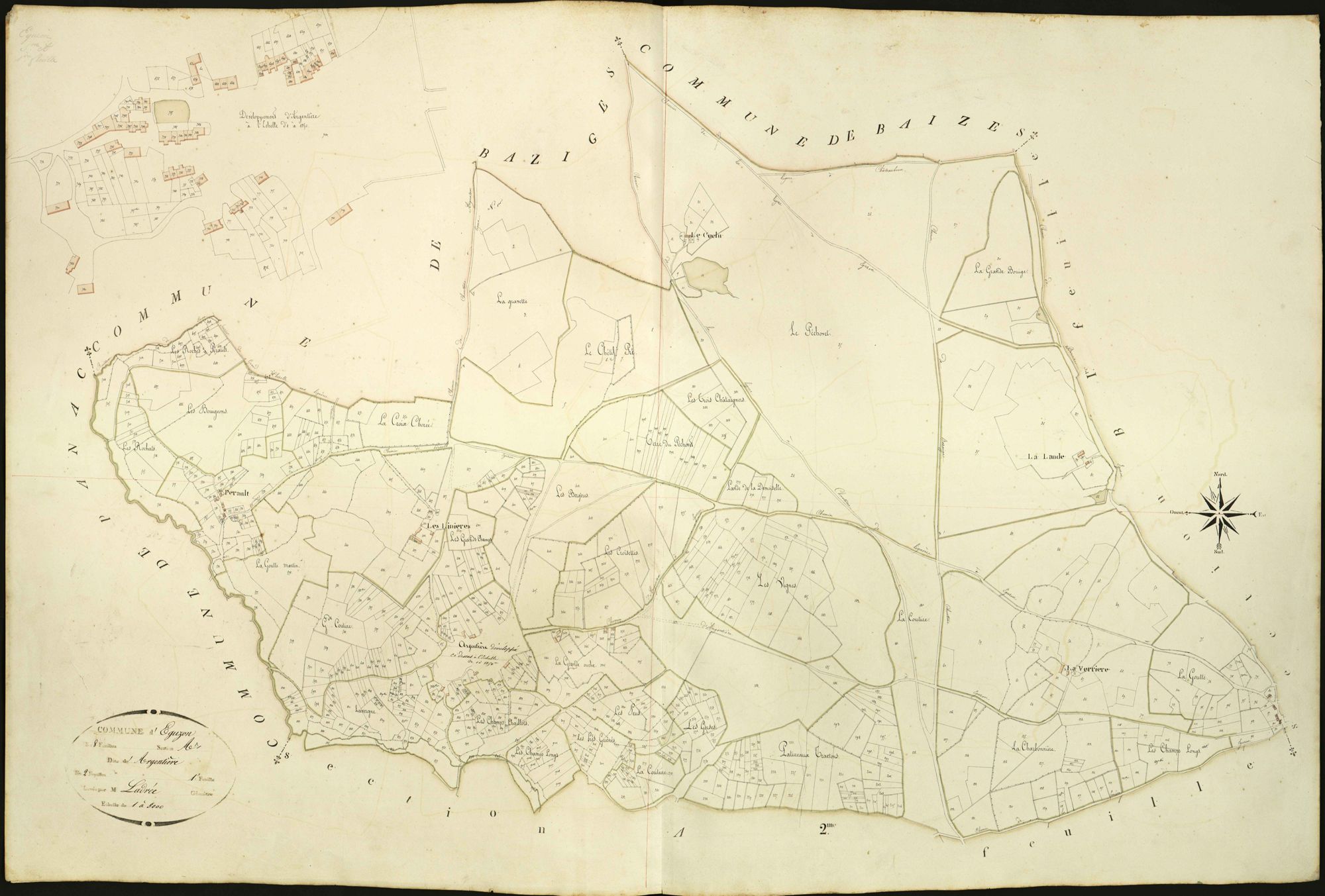 Eguzon-Chantôme - Section A1, dite d' Argentière (ancienne commune d'Eguzon).
