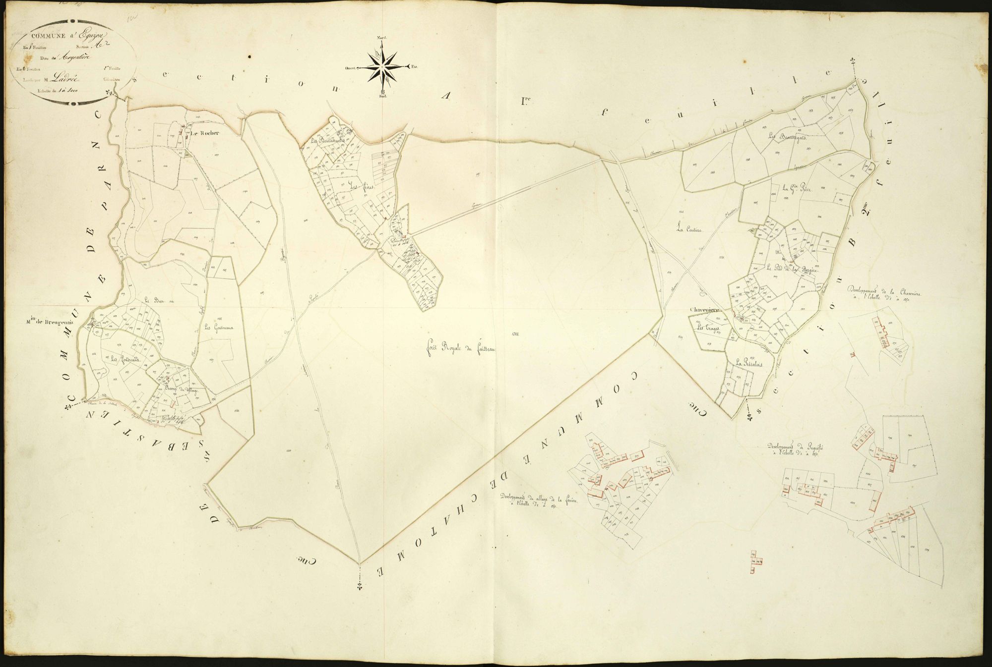 Eguzon-Chantôme - Section A2, dite d' Argentière (ancienne commune d'Eguzon).