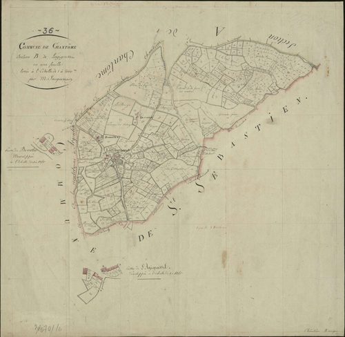 Eguzon-Chantôme - Section B, dite de Lagigrasset (ancienne commune de Chantôme).