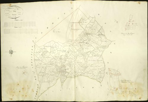 Eguzon-Chantôme - Section A, dite du Bourg (ancienne commune de Chantôme).