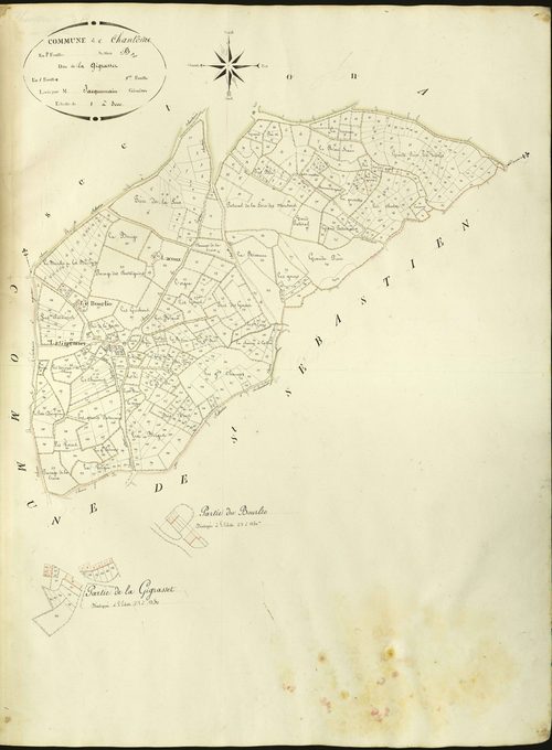 Eguzon-Chantôme - Section B, dite de la Gigrasset (ancienne commune de Chantôme).