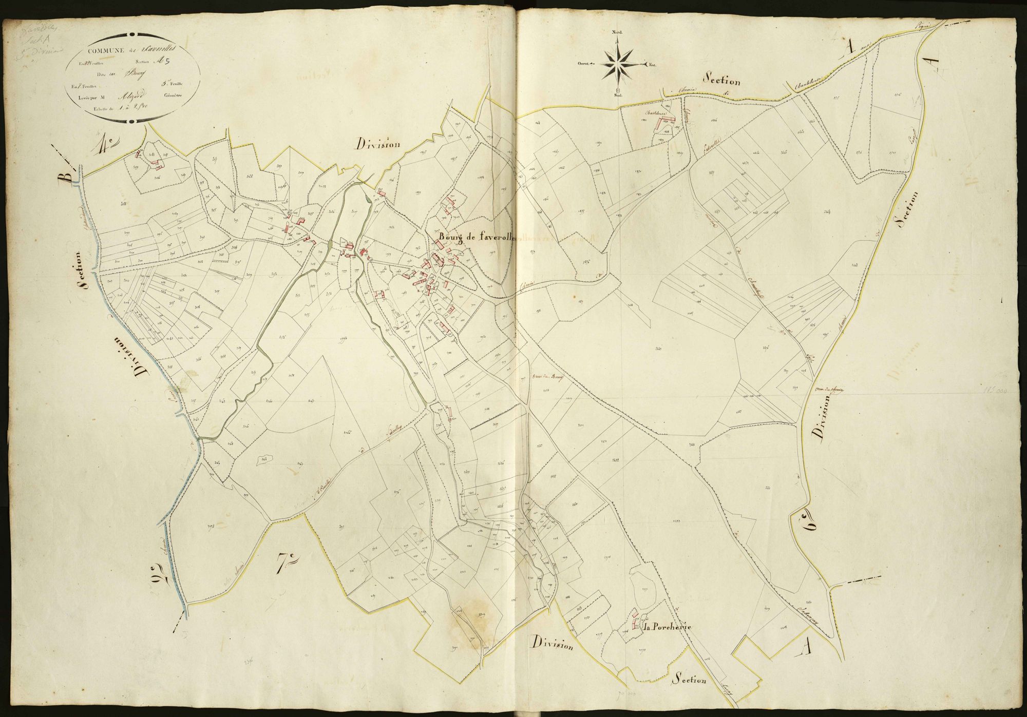 Faverolles - Section A5, dite du Bourg.