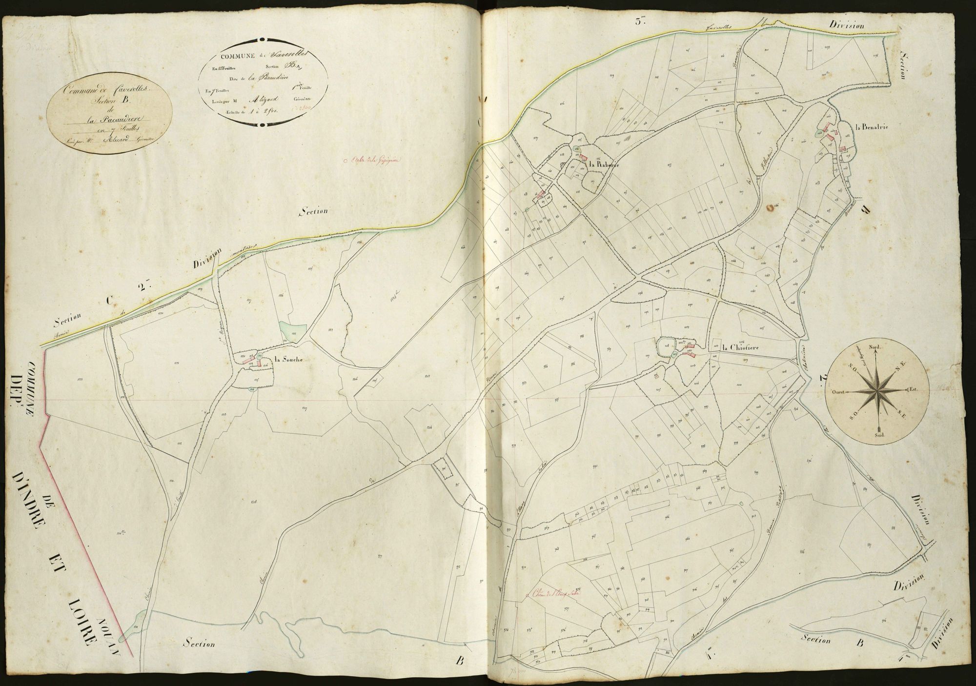 Faverolles - Section B1, dite de la Pacaudière.