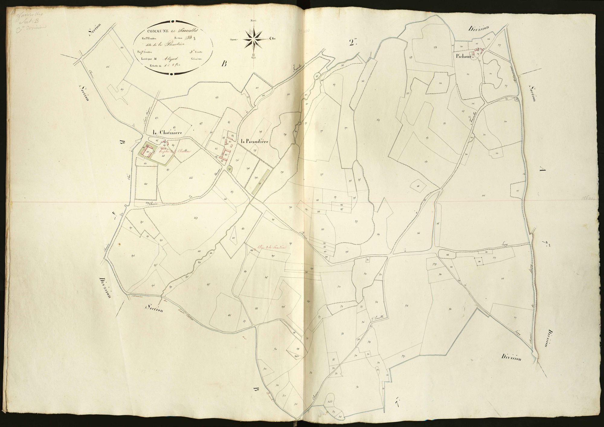 Faverolles - Section B3, dite de la Pacaudière.