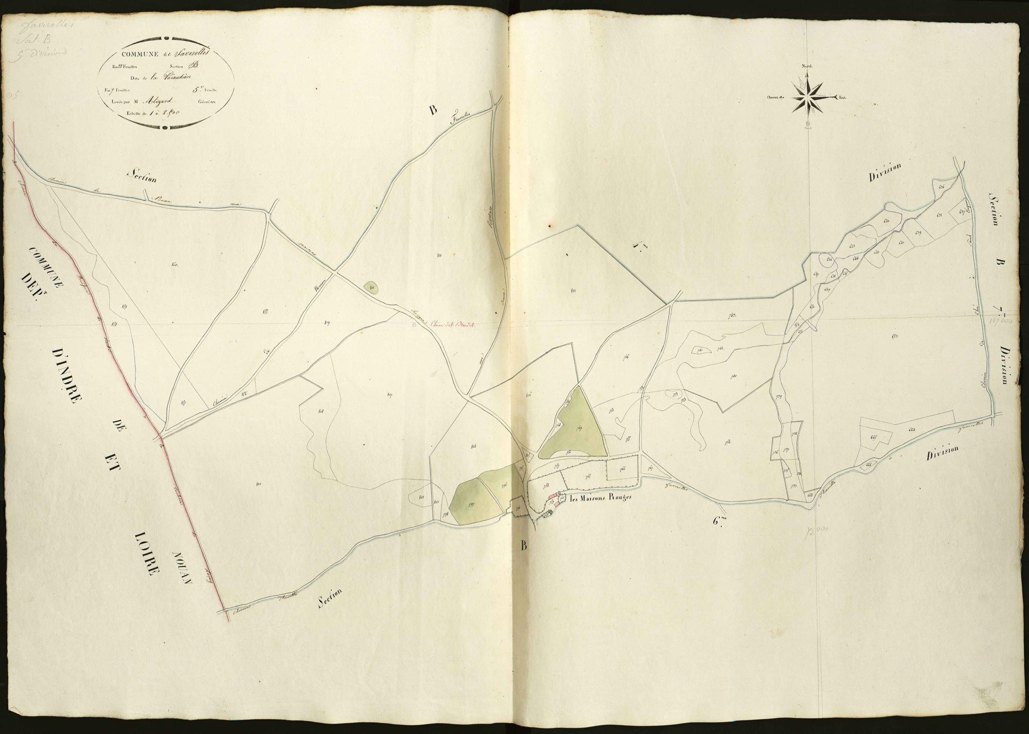 Faverolles - Section B5, dite de la Pacaudière.