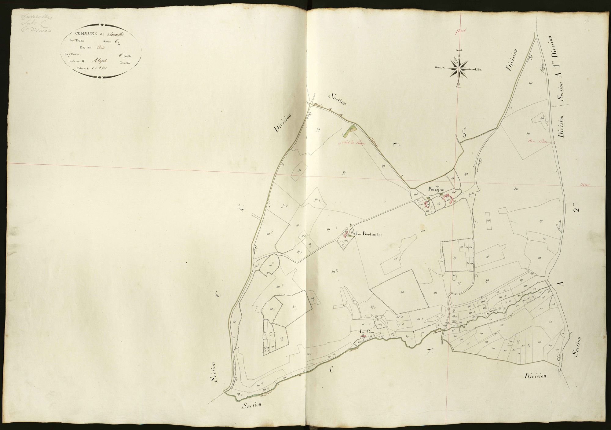 Faverolles - Section C6, dite des Bois.