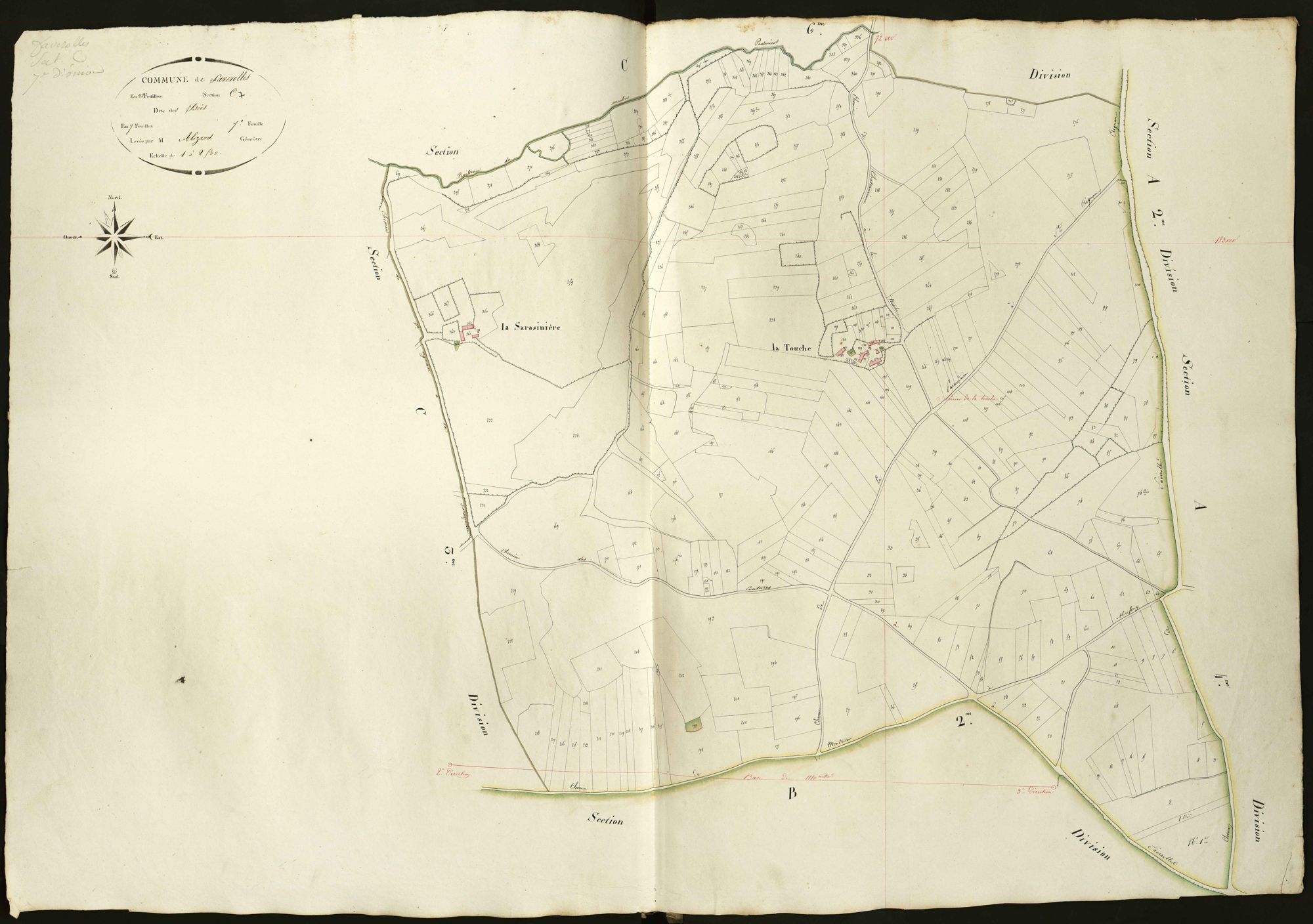 Faverolles - Section C7, dite des Bois.