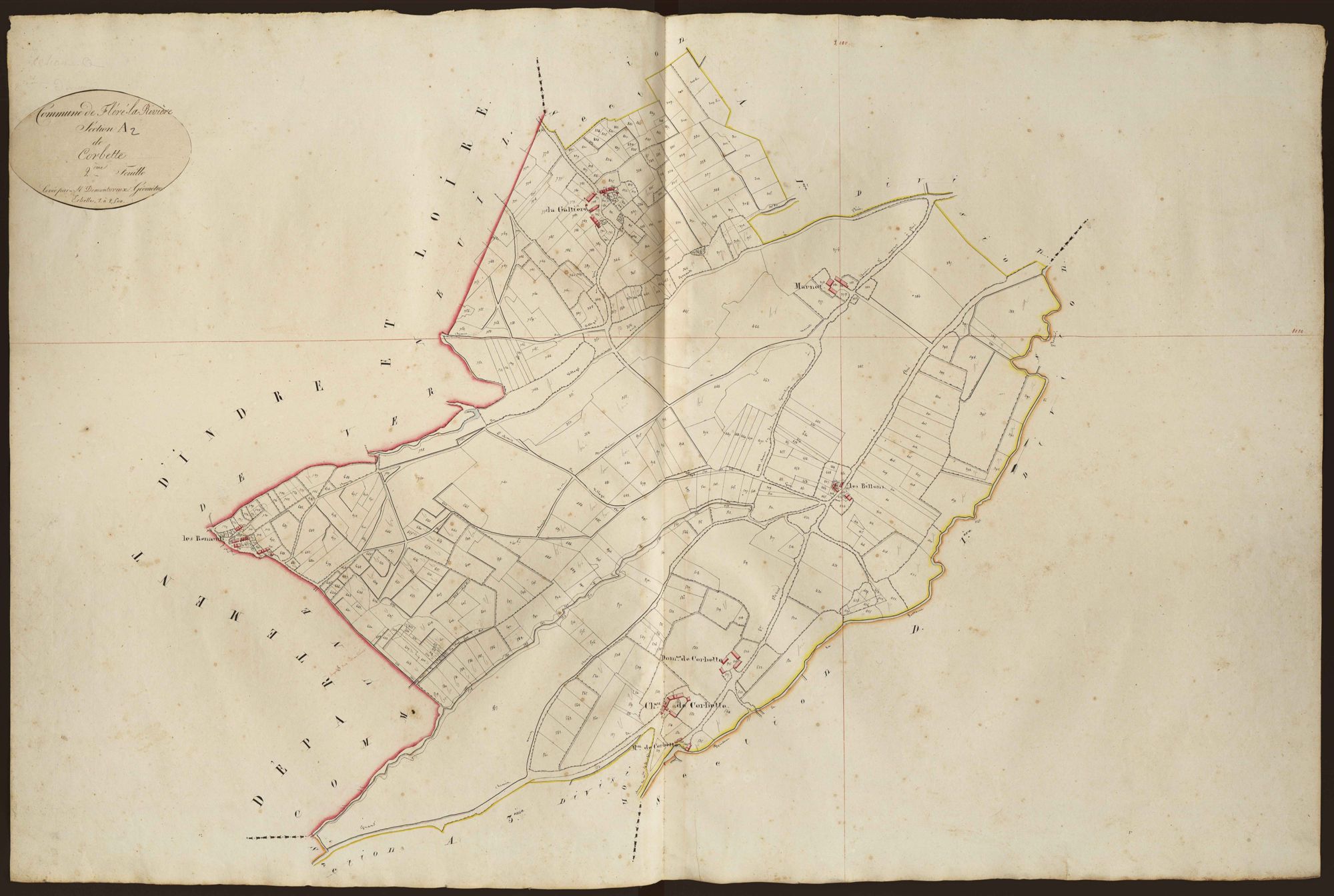 Fléré-la-Rivière - Section A2, dite de Corbette.