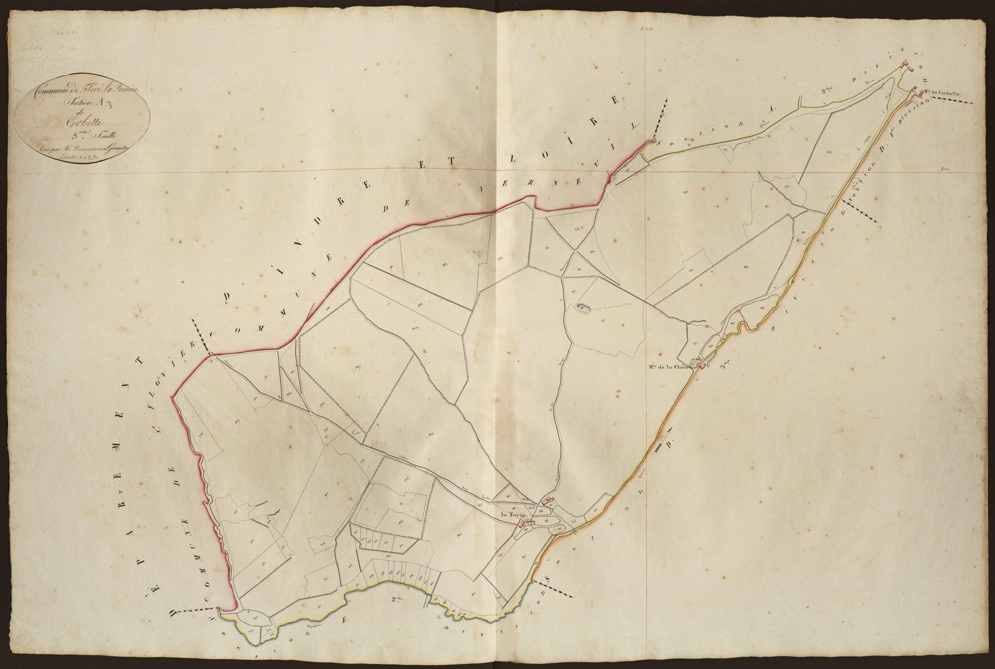 Fléré-la-Rivière - Section A3, dite de Corbette.