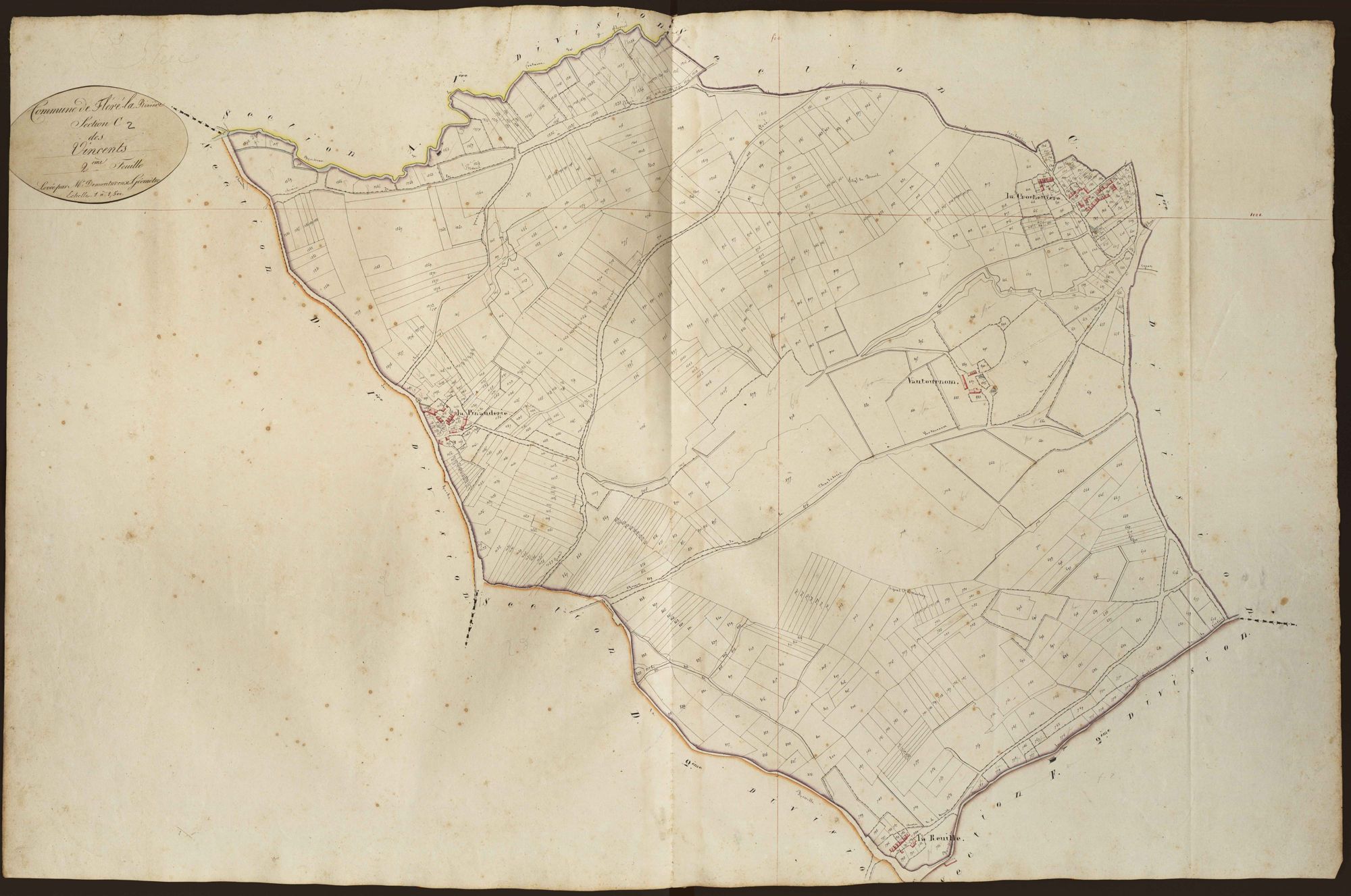 Fléré-la-Rivière - Section C2, dite des Vincents.