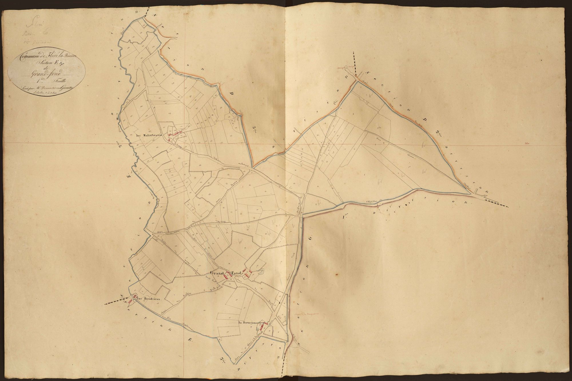 Fléré-la-Rivière - Section E1, dite de Grand Fond.
