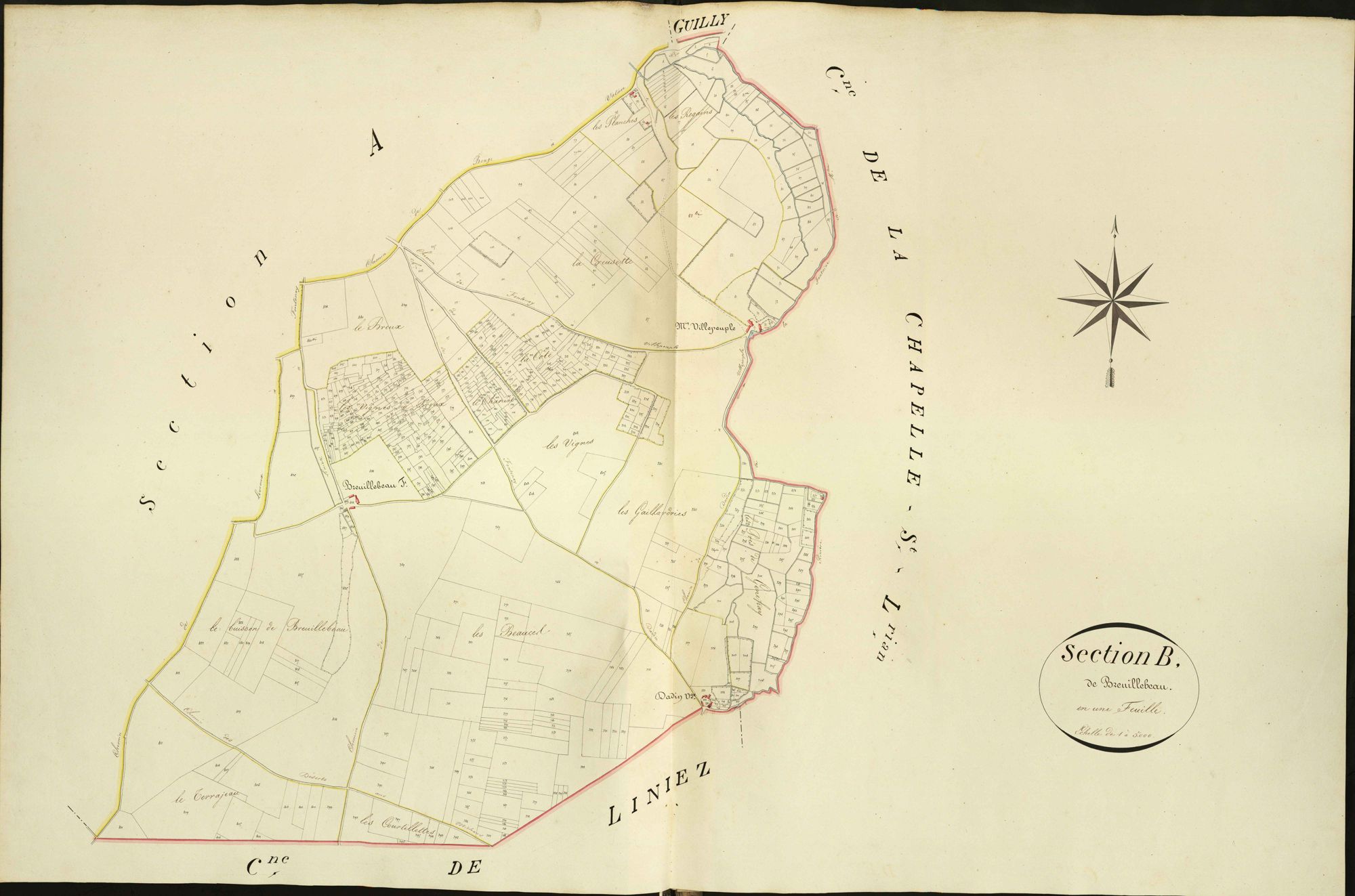 Fontenay - Section B, dite de Breuillebeau.
