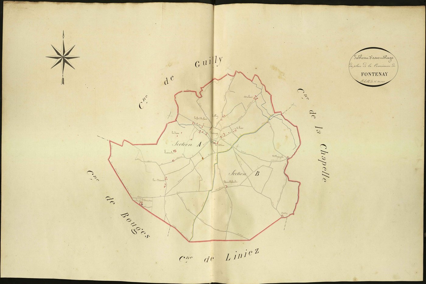 Fontenay - Tableau d'assemblage.