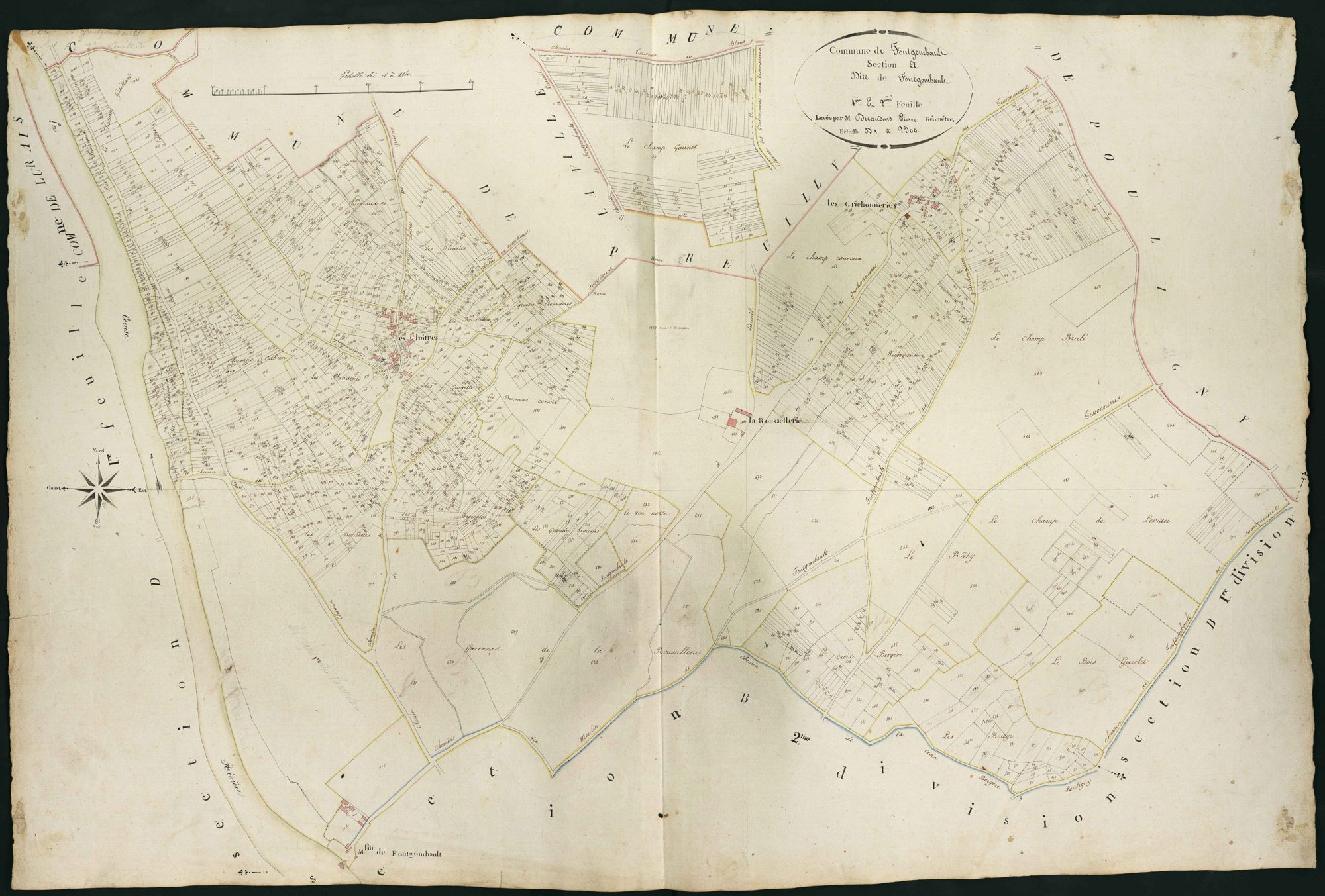 Fontgombault - Sections A1 et A2, dite de Fontgombault ou des Cloîtres.