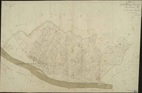 Fontgombault - Section B2, dite de Fontgombault ou du Bourg.