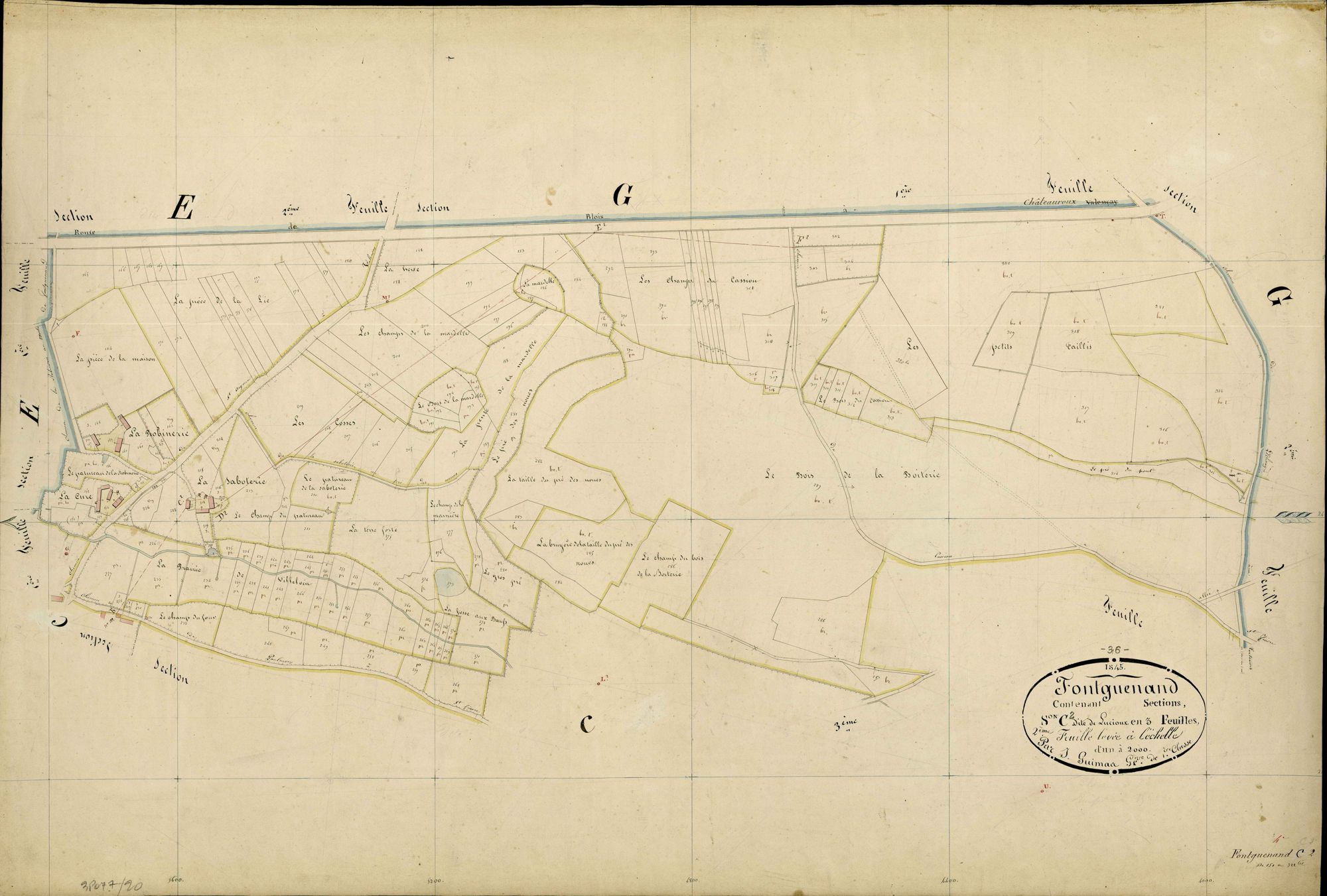 Fontguenand - Section C2, dite de Lucioux.