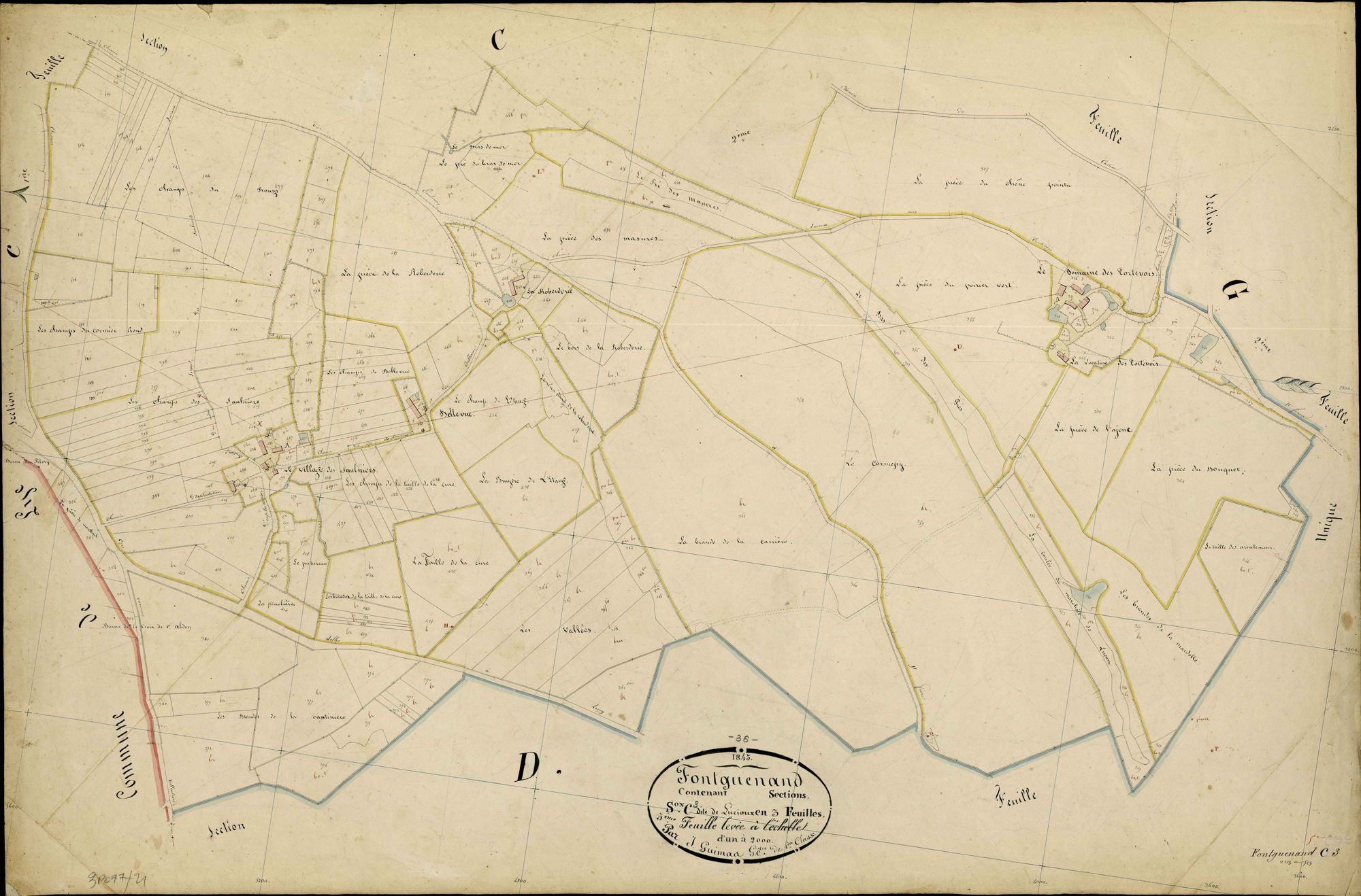 Fontguenand - Section C3, dite de Lucioux.