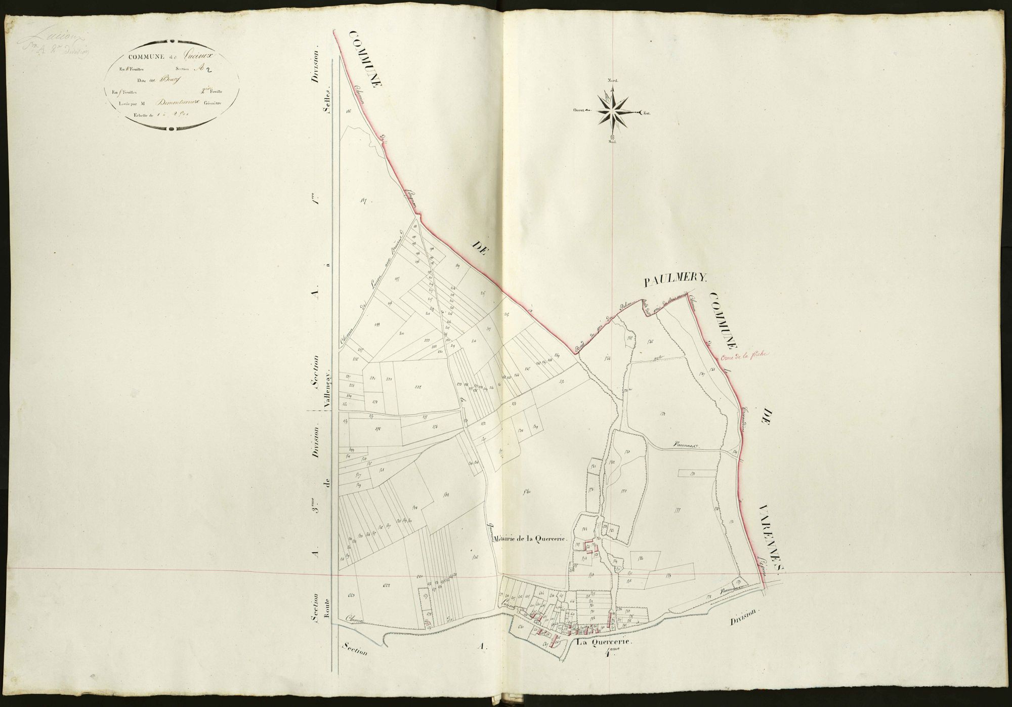 Fontguenand - Section A2, dite du Bourg (ancienne commune d Lucioux).