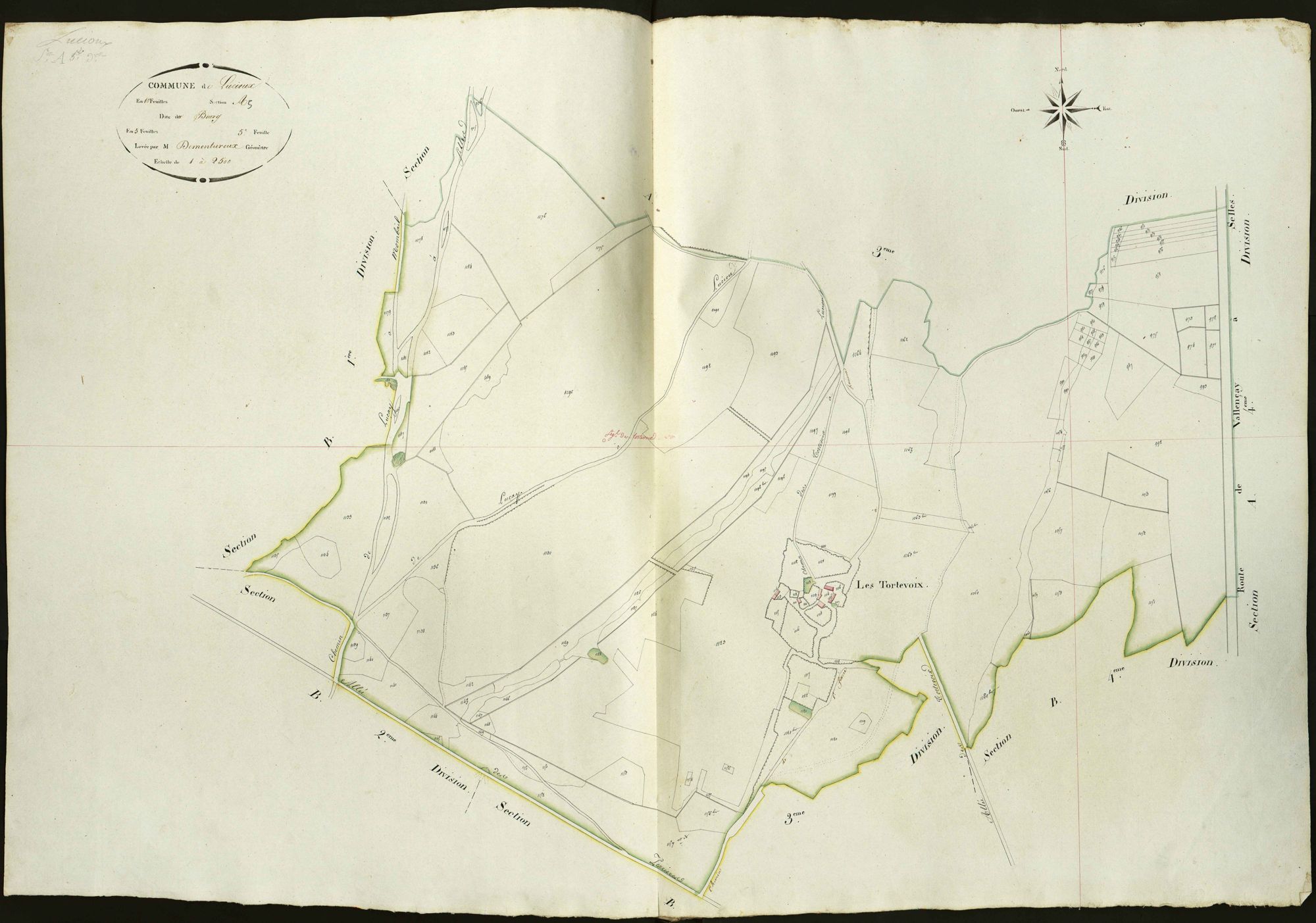 Fontguenand - Section A5, dite du Bourg (ancienne commune d Lucioux).