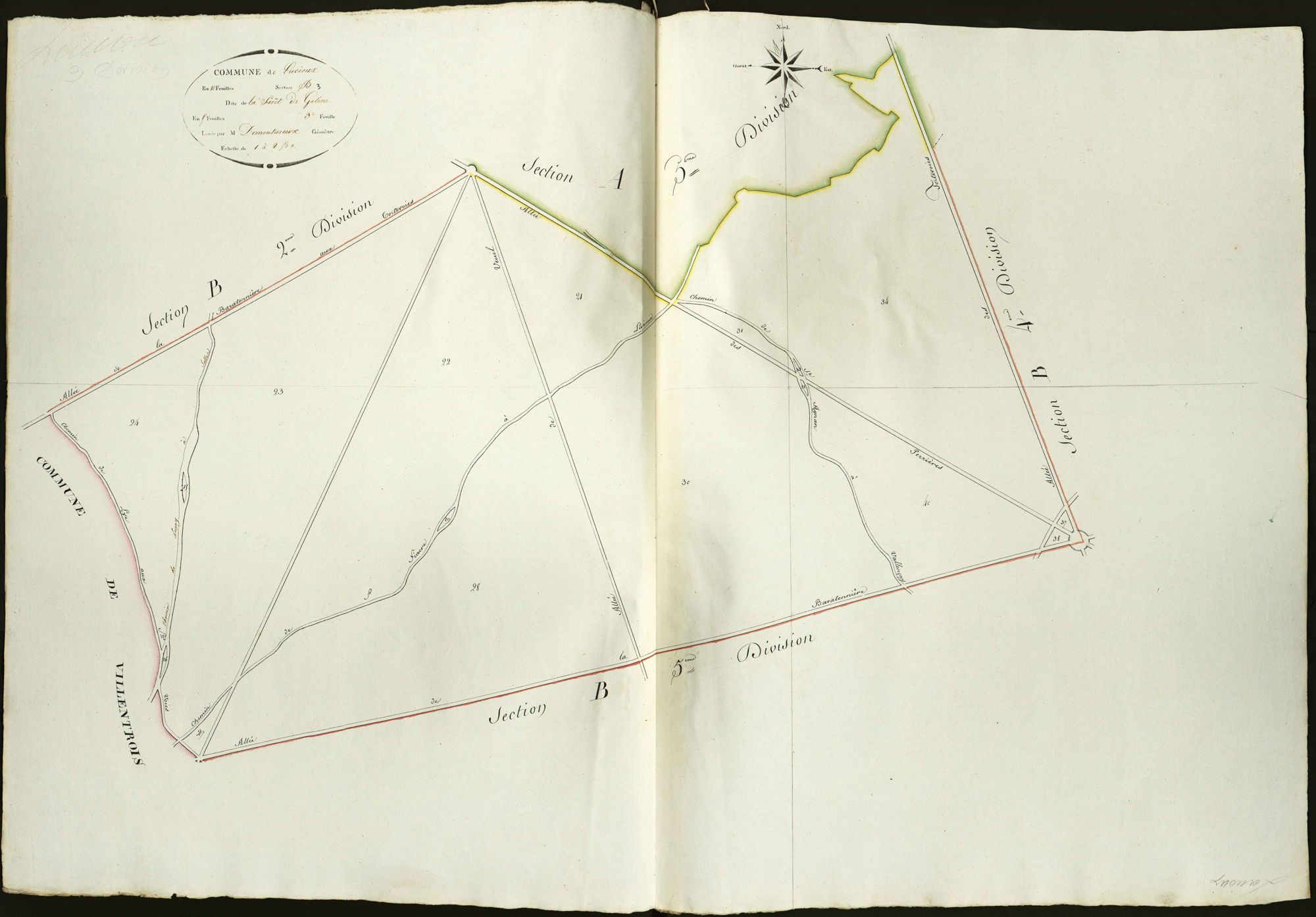Fontguenand - Section B3, dite la Forêt de Gâtine (ancienne commune de Lucioux)