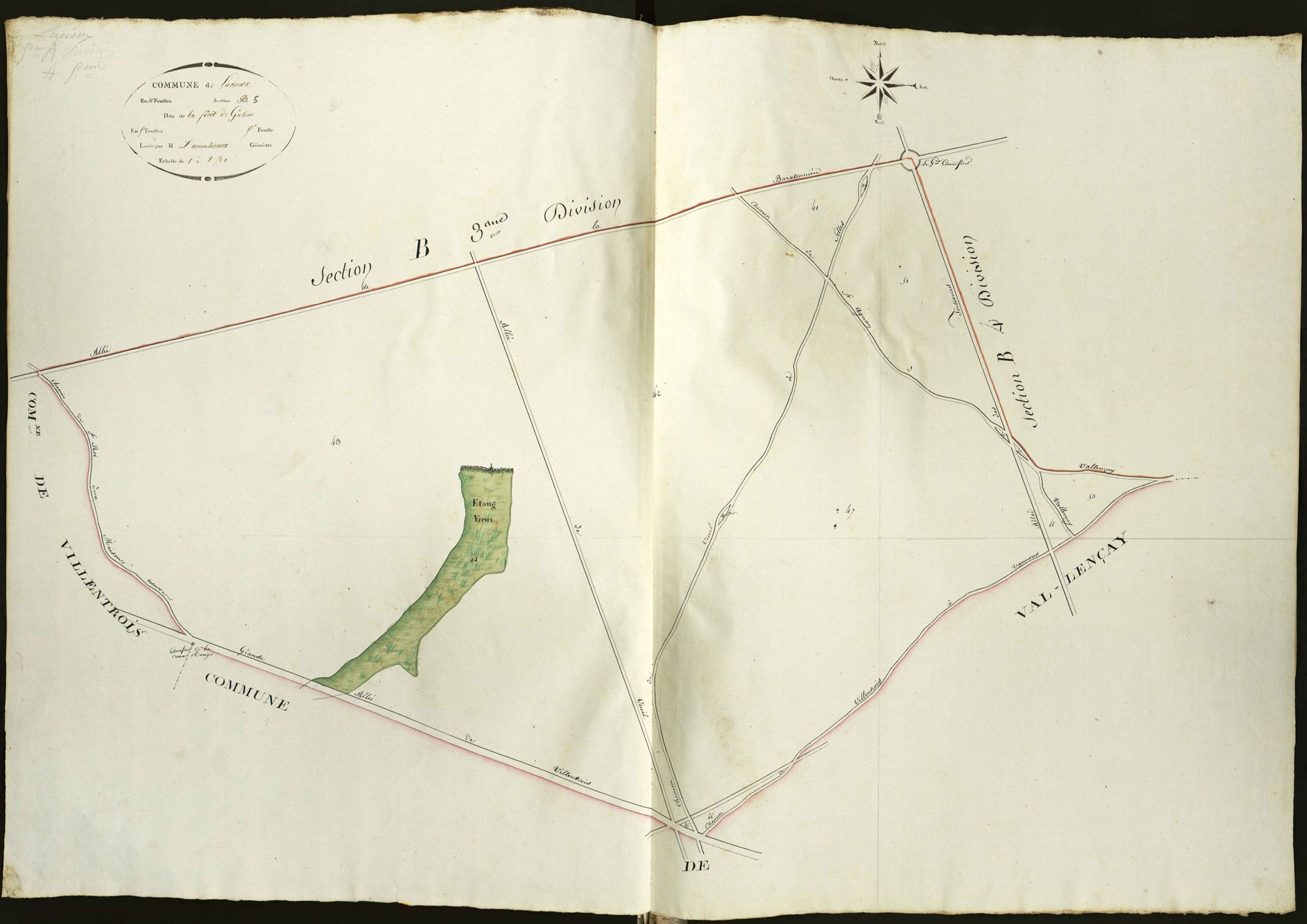 Fontguenand - Section B5, dite la Forêt de Gâtine (ancienne commune de Lucioux)