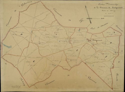 Fontguenand - Tableau d'assemblage.