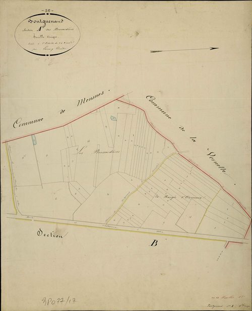 Fontguenand - Section A, dite des Brossardières.
