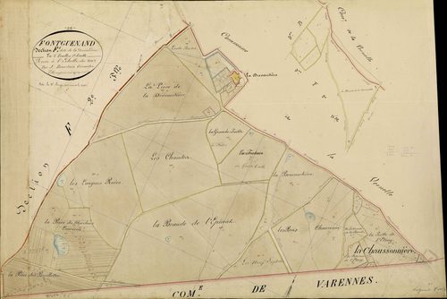 Fontguenand - Section F1, dite de la Drévaudière.
