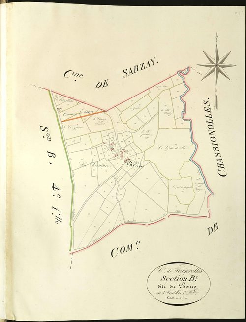 Fougerolles - Section B5, dite du Bourg.