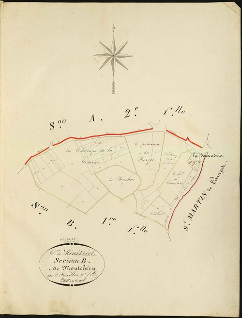 Frédille - Section B2, dite de Montchéry.