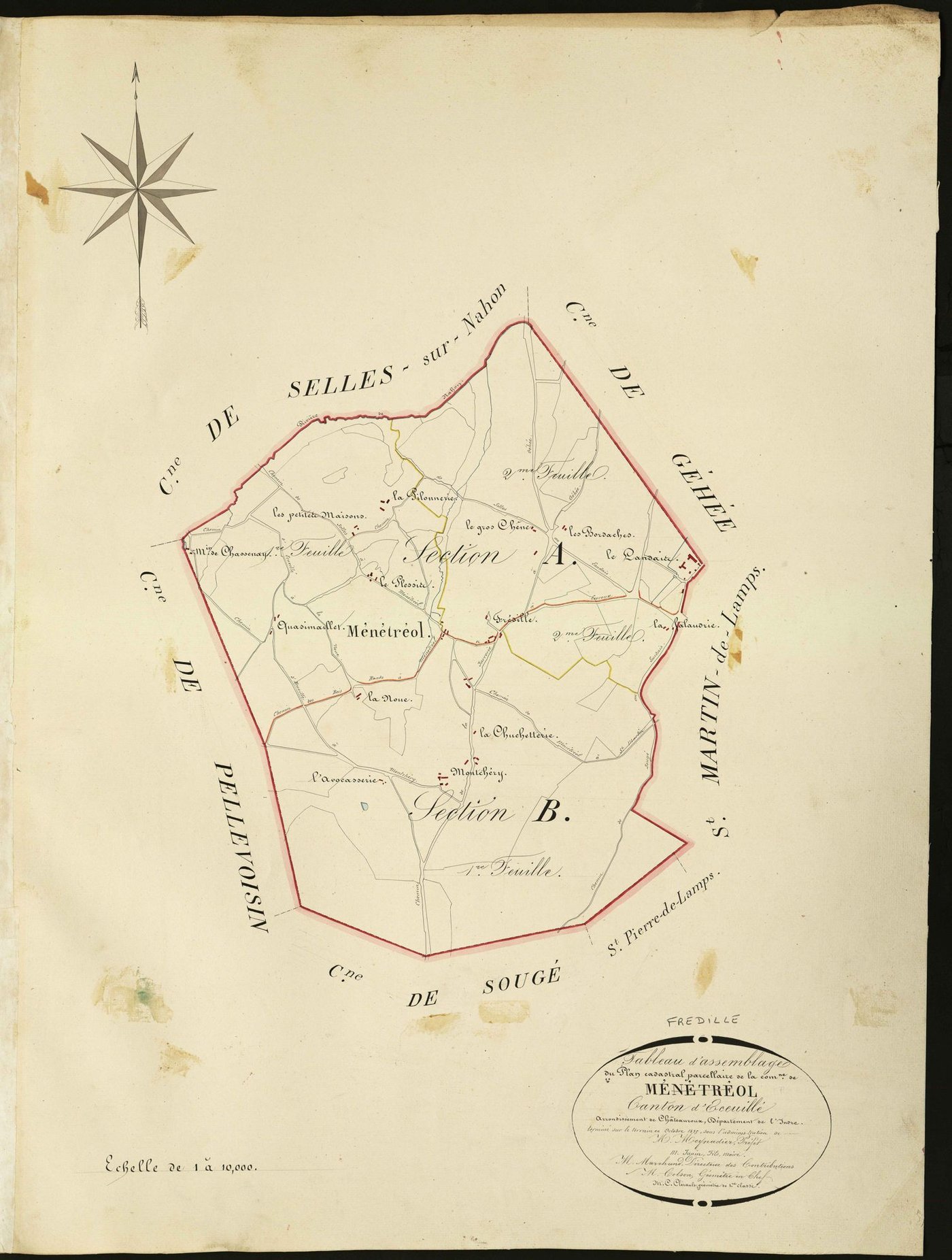 Frédille - Tableau d'assemblage.