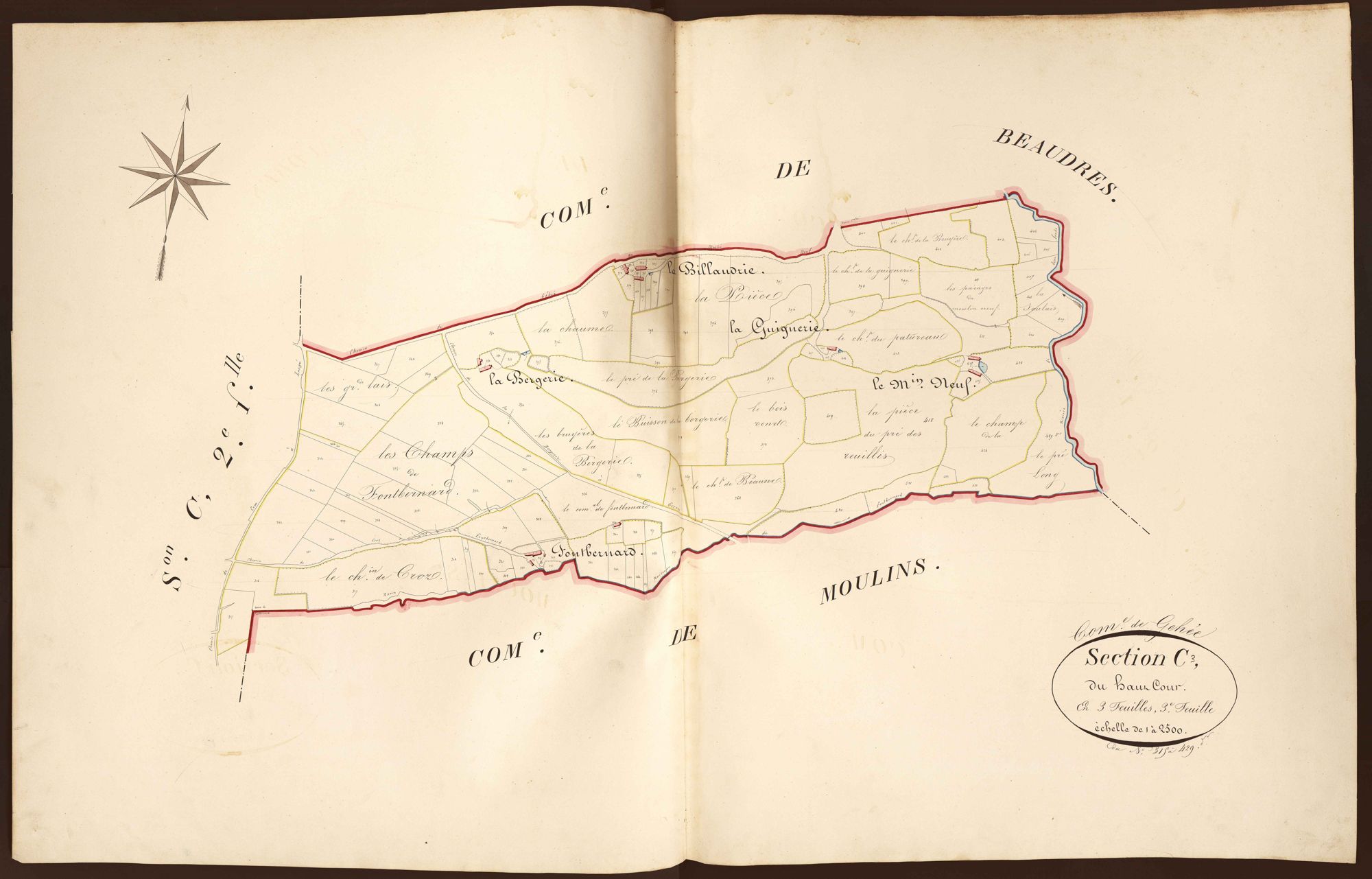 Gehée - Section C3, dite du Haut Cour.